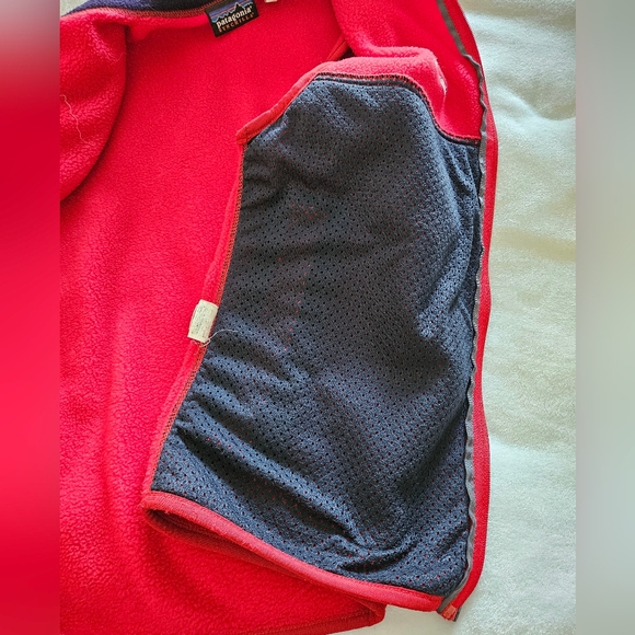 VINTAGE 70's PATAGONIA SYNCHILLA VEST STYLE 25182 WOMENS MEDIUM RED ZIP UP - Picture 12 of 15